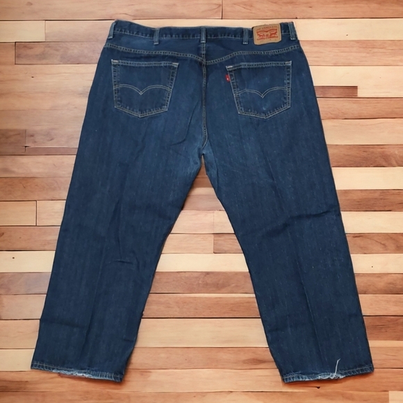 Levi's Other - Levis 559 Jeans Relaxed Straight Leg Denim Blue Pants Dark Wash Men Size 48x28